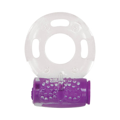 EVOLVED - RING TRUE 3-PIECE VIBRATING RING SET CLEAR/PURPLE