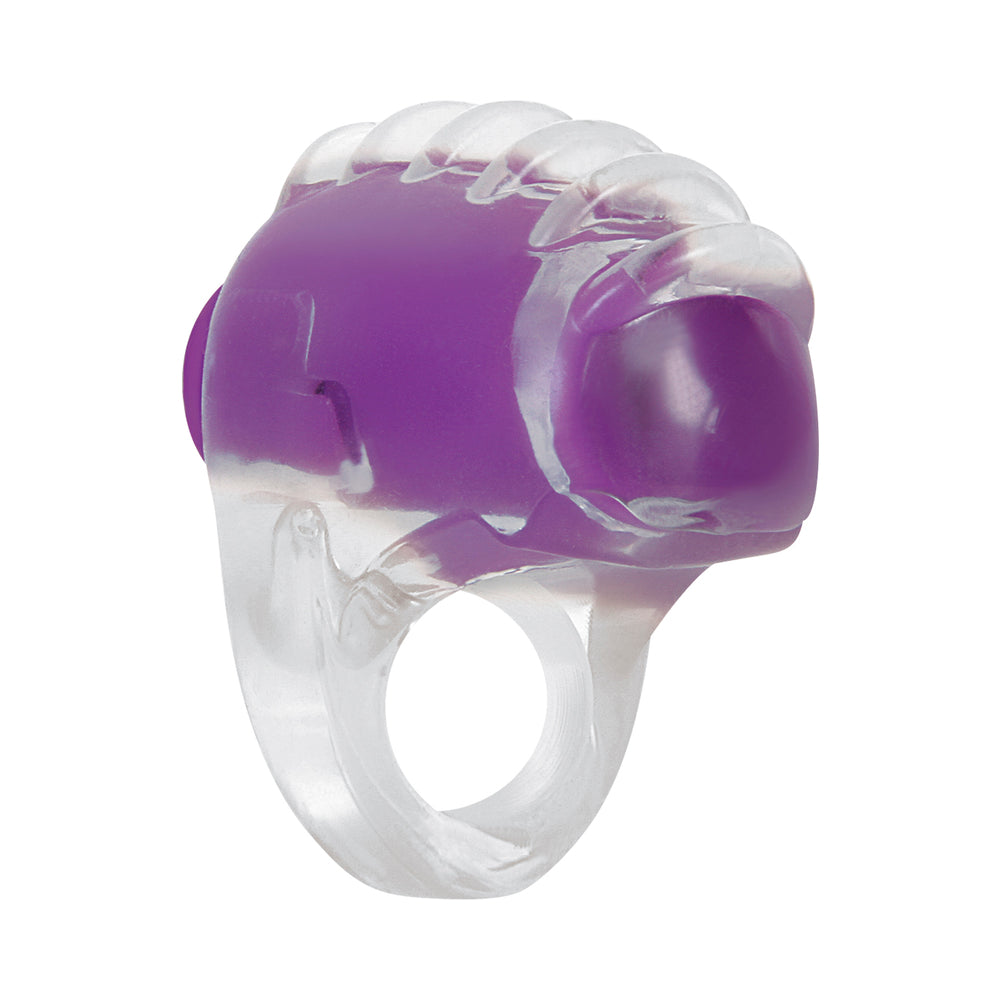 EVOLVED RING TRUE 3-PIECE VIBRATING RING SET CLEAR/PURPLE