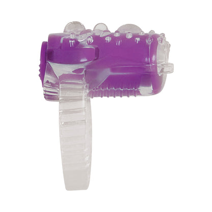 EVOLVED - RING TRUE 3-PIECE VIBRATING RING SET CLEAR/PURPLE