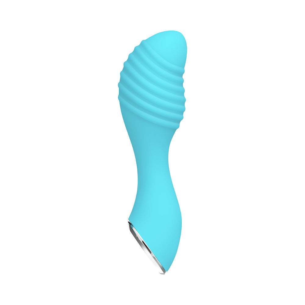 EVOLVED LITTLE DIPPER RECHARGEABLE SILICONE VIBRATOR BLUE