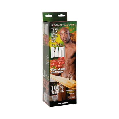 DOC JOHNSON - BAM R5 - PENE REALISTA 13 PULGADAS