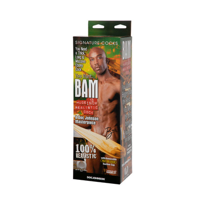 DOC JOHNSON - BAM R5 - PENE REALISTA 13 PULGADAS
