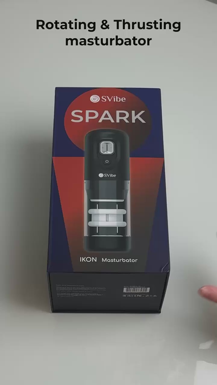 VIBRADOR SNAIL VIBE - MASTURBADOR CON ROTACIÓN Y EMPUJE IKON SPARK