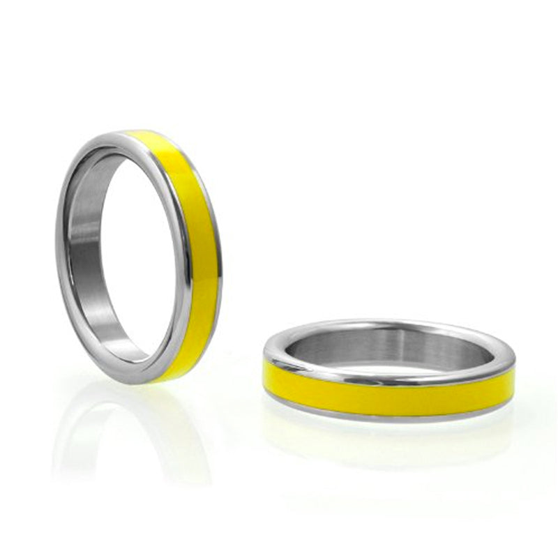 PHS INTERNATIONAL - M2M STAINLESS C-RING W/YELLOW BAND & BAG 1.875IN