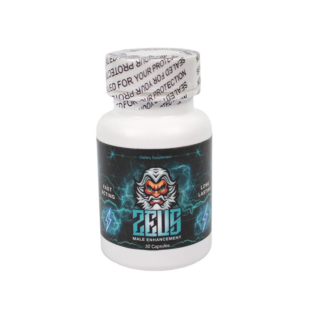 ZEUS PLUS MALE SUPPLEMENT PILL BOTTLE (30)