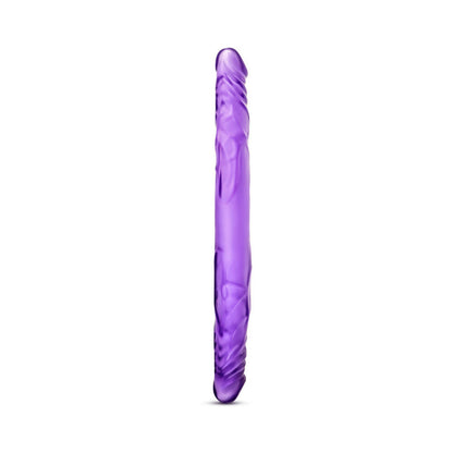 B YOURS 14 IN. DOUBLE DILDO PURPLE