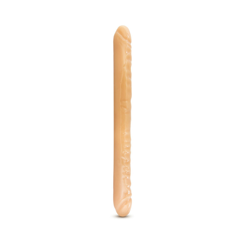 B YOURS 18 IN. DOUBLE DILDO BEIGE