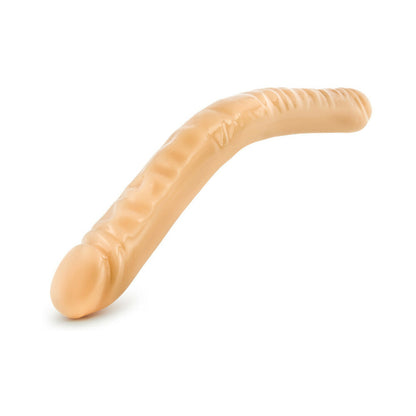 B YOURS 18 IN. DOUBLE DILDO BEIGE