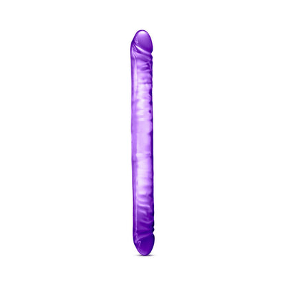 B YOURS 18 IN. DOUBLE DILDO PURPLE