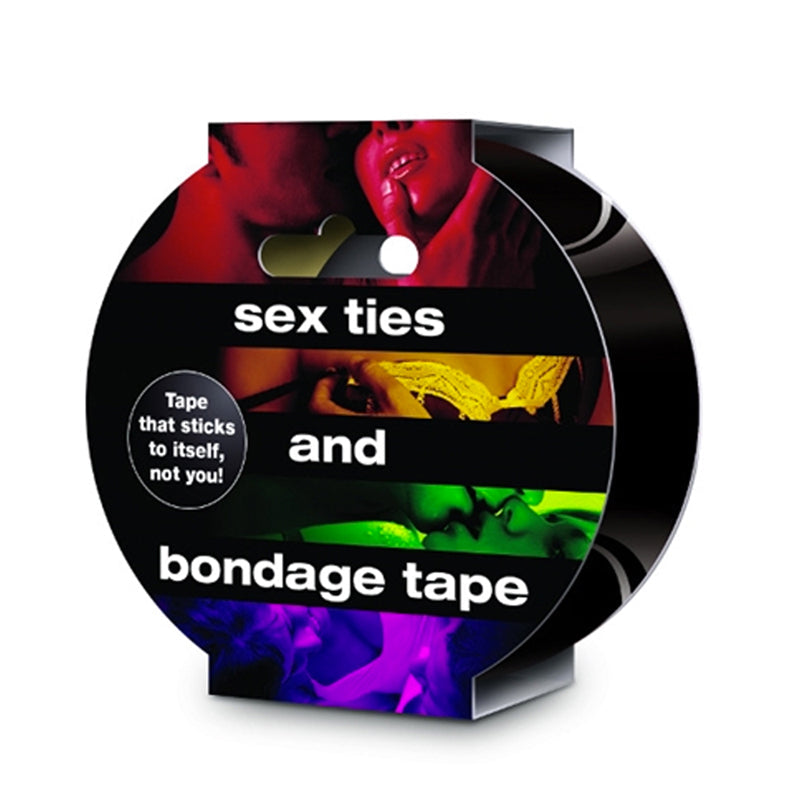 SEX TIES AND BONDAGE TAPE BLACK