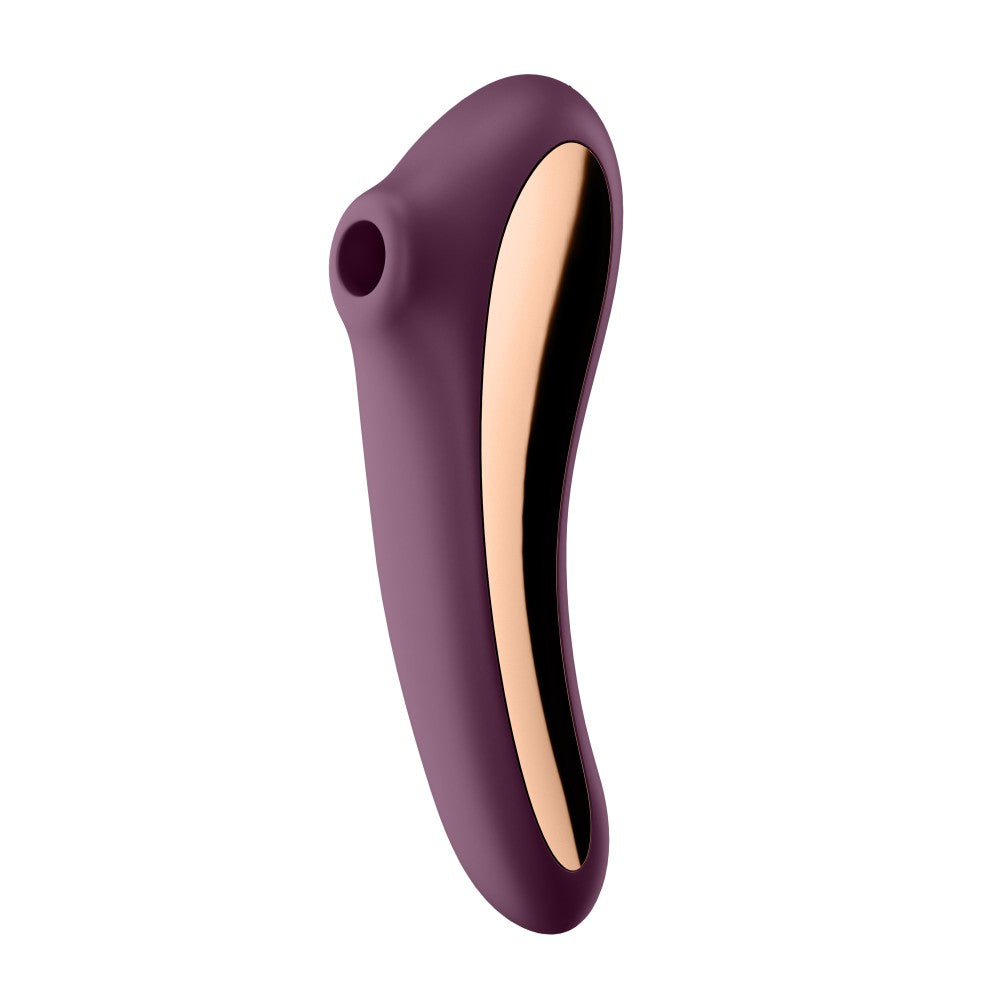 SATISFYER - DUAL KISS WINE RED