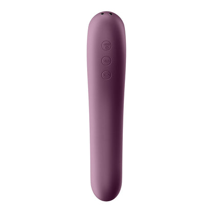 SATISFYER - DUAL KISS WINE RED