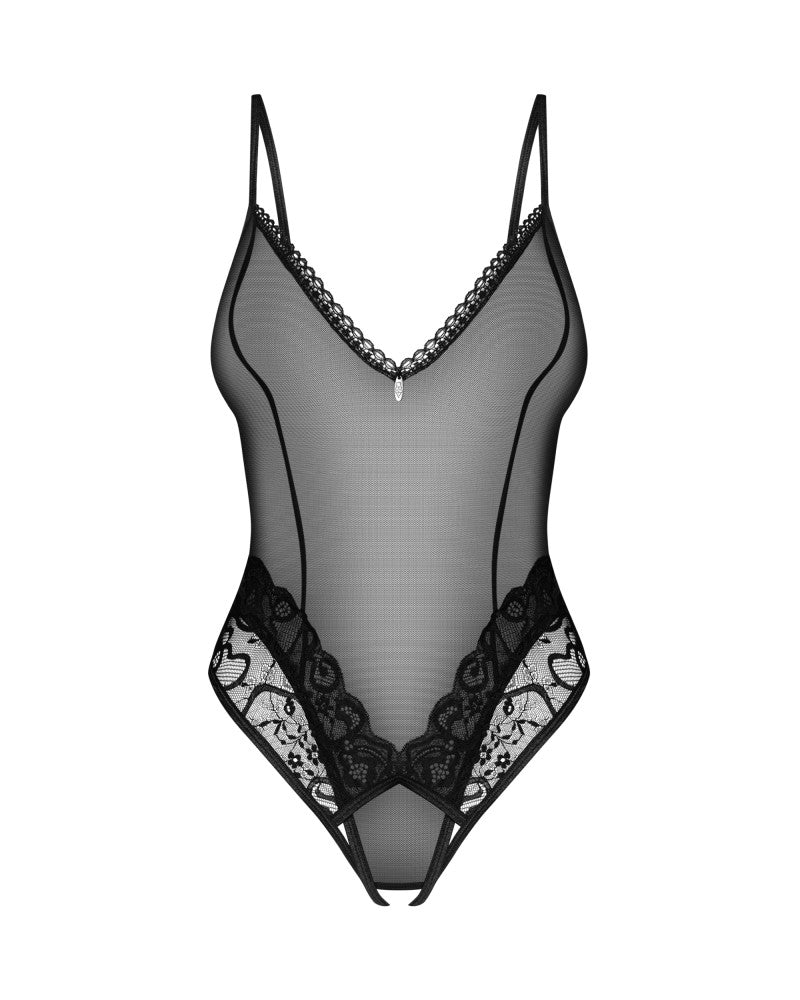 OBSESSIVE - BLOMENTIS CROTCHLESS TEDDY   XS/S