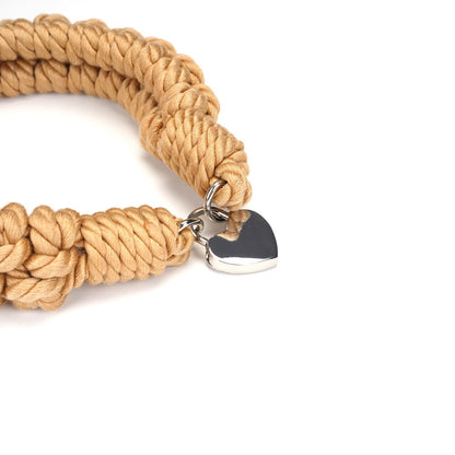 LIEBE SEELE - BOUND YOU II ROPE COLLAR (LOCKABLE)
