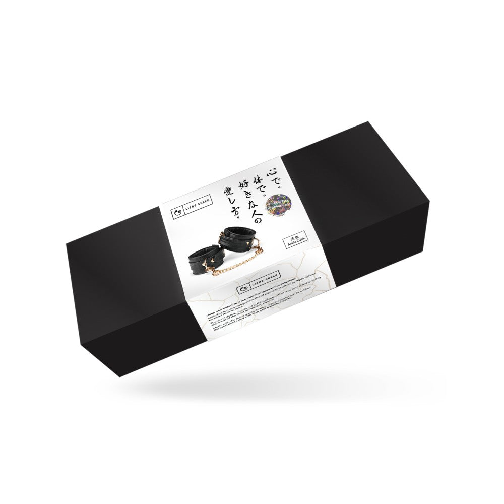 LIEBE SEELE - BLACK ORGANOSILICON ANKLE CUFFS