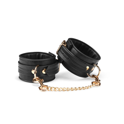 LIEBE SEELE - BLACK ORGANOSILICON ANKLE CUFFS