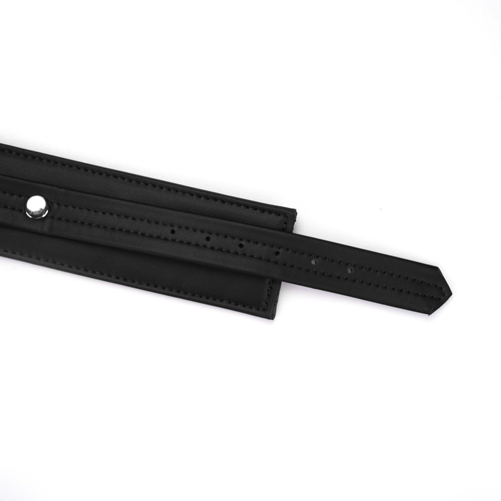 LIEBE SEELE - BLACK ORGANOSILICON ANKLE CUFFS