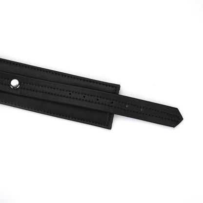 LIEBE SEELE - BLACK ORGANOSILICON ANKLE CUFFS