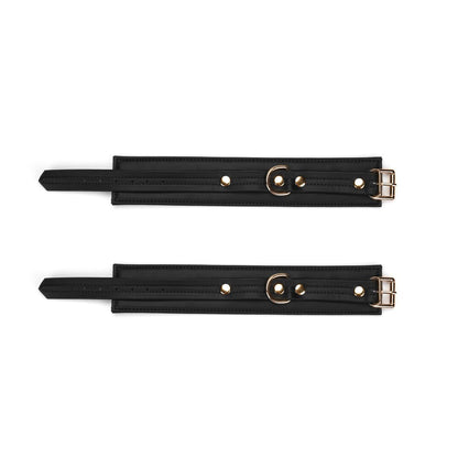 LIEBE SEELE - BLACK ORGANOSILICON ANKLE CUFFS