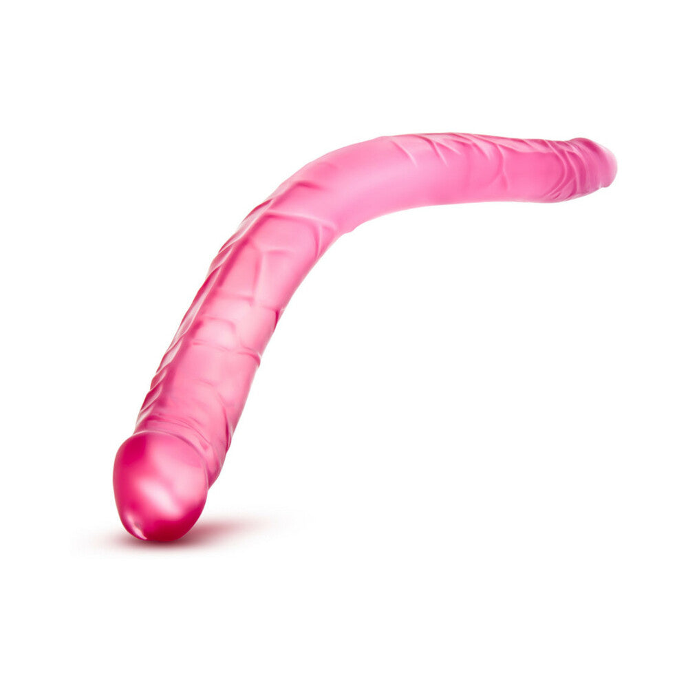 B YOURS 16 IN. DOUBLE DILDO PINK