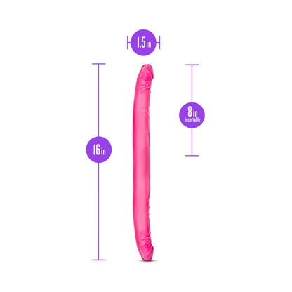 BLUSH - B YOURS 16 IN. DOUBLE DILDO