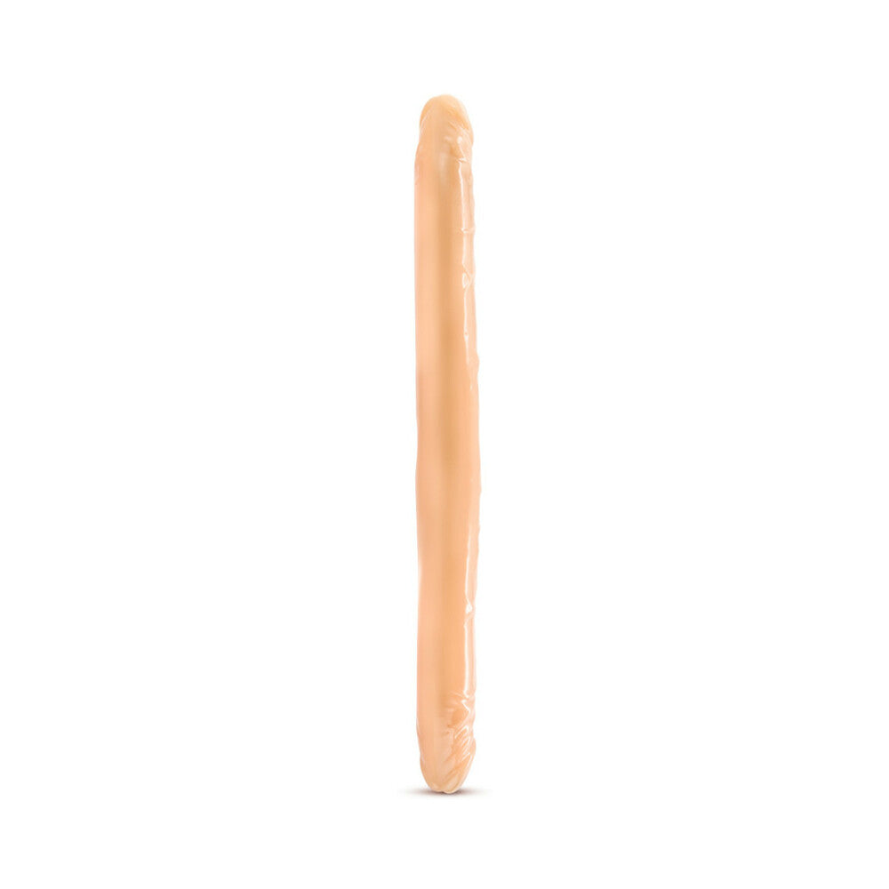 B YOURS 16 IN. DOUBLE DILDO BEIGE