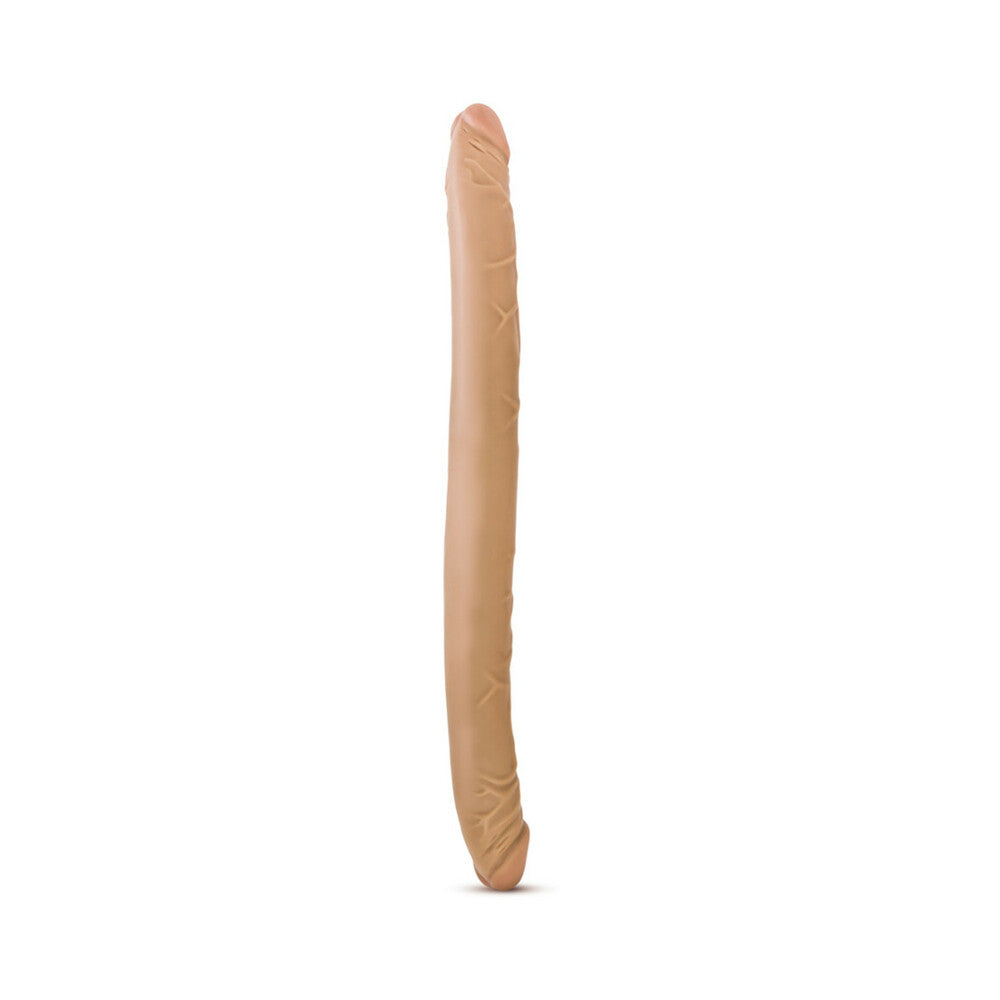 B YOURS 16 IN. DOUBLE DILDO TAN
