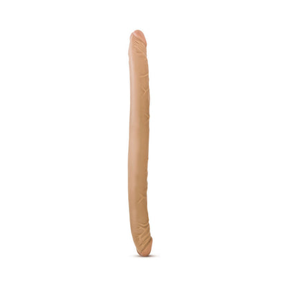 B YOURS 16 IN. DOUBLE DILDO TAN