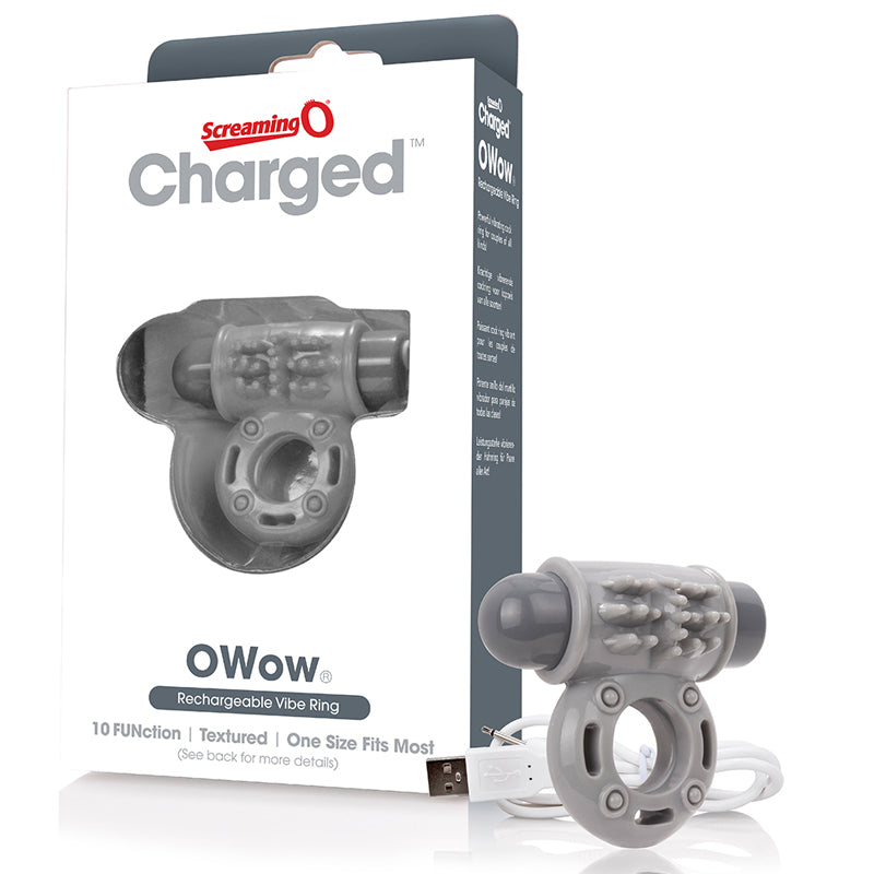 SCREAMING O - CHARGED OWOW VOOOM VIBRATING COCK RING