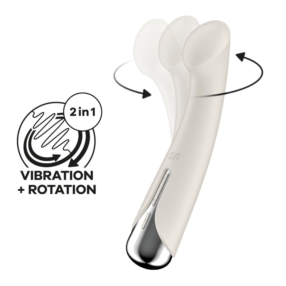 SATISFYER - SPINNING G-SPOT 1 BEIGE