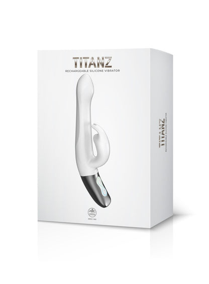 NMC - TITANZ 8.5" SILICONE RECHARGEABLE VIBRATOR IN IVORY WHITE_B15O25_4