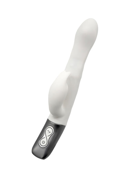 NMC - TITANZ 8.5" SILICONE RECHARGEABLE VIBRATOR IN IVORY WHITE_B15O25_4