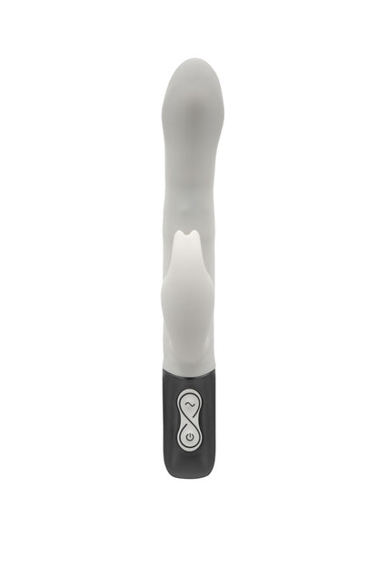 NMC - TITANZ 8.5" SILICONE RECHARGEABLE VIBRATOR IN IVORY WHITE_B15O25_4