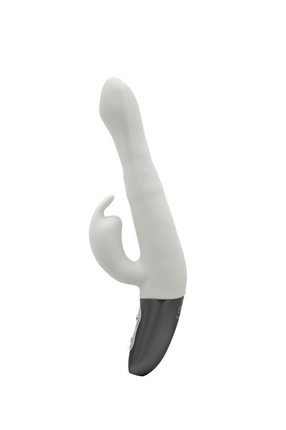 NMC - TITANZ 8.5" SILICONE RECHARGEABLE VIBRATOR IN IVORY WHITE_B15O25_4