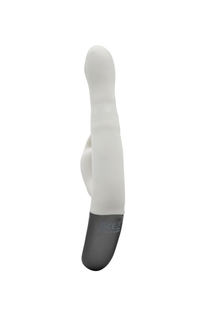 NMC - TITANZ 8.5" SILICONE RECHARGEABLE VIBRATOR IN IVORY WHITE_B15O25_4