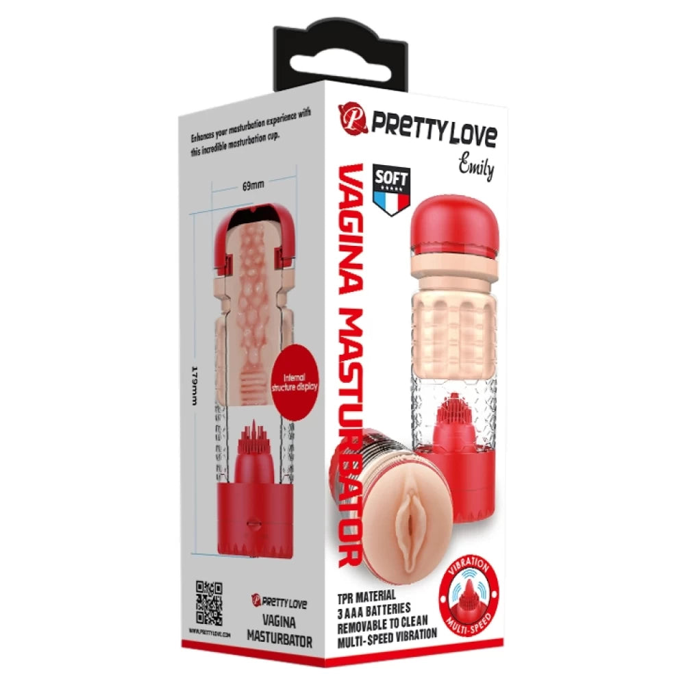 PRETTY LOVE - PRETTY LOVE EMILY MASTURBATOR RED