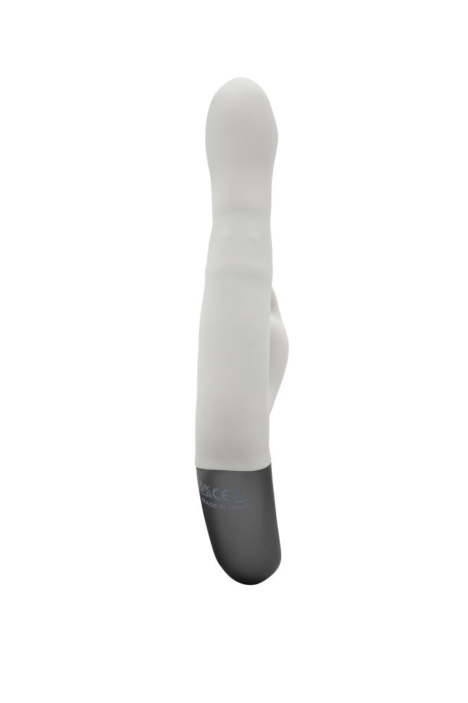 NMC - TITANZ 8.5" SILICONE RECHARGEABLE VIBRATOR IN IVORY WHITE_B15O25_4