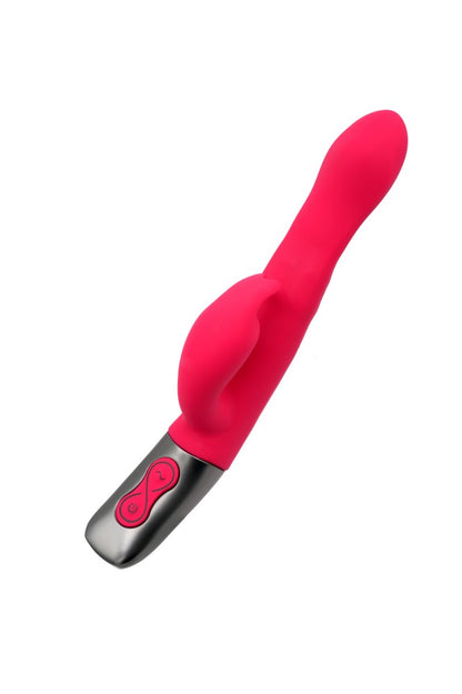 NMC - TITANZ 8.5" SILICONE RECHARGEABLE VIBRATOR IN PINK