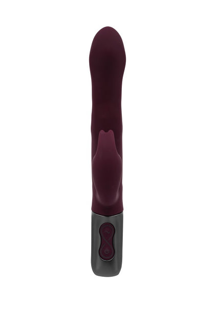 NMC - TITANZ 8.5" SILICONE RECHARGEABLE VIBRATOR IN RUBINE RED_B15O25_4