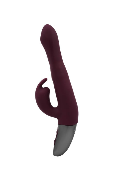 NMC - TITANZ 8.5" SILICONE RECHARGEABLE VIBRATOR IN RUBINE RED_B15O25_4
