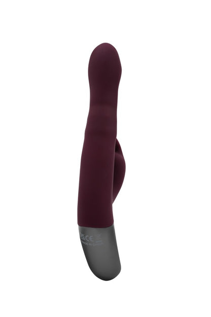NMC - TITANZ 8.5" SILICONE RECHARGEABLE VIBRATOR IN RUBINE RED_B15O25_4