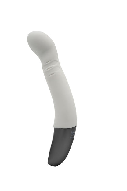 NMC - TITANZ 8" SILICONE RECHARGEABLE VIBRATOR IN IVORY WHITE_B15O25_4