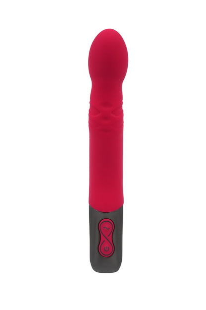 NMC - TITANZ 8" SILICONE RECHARGEABLE VIBRATOR IN PINK_B15O25_4
