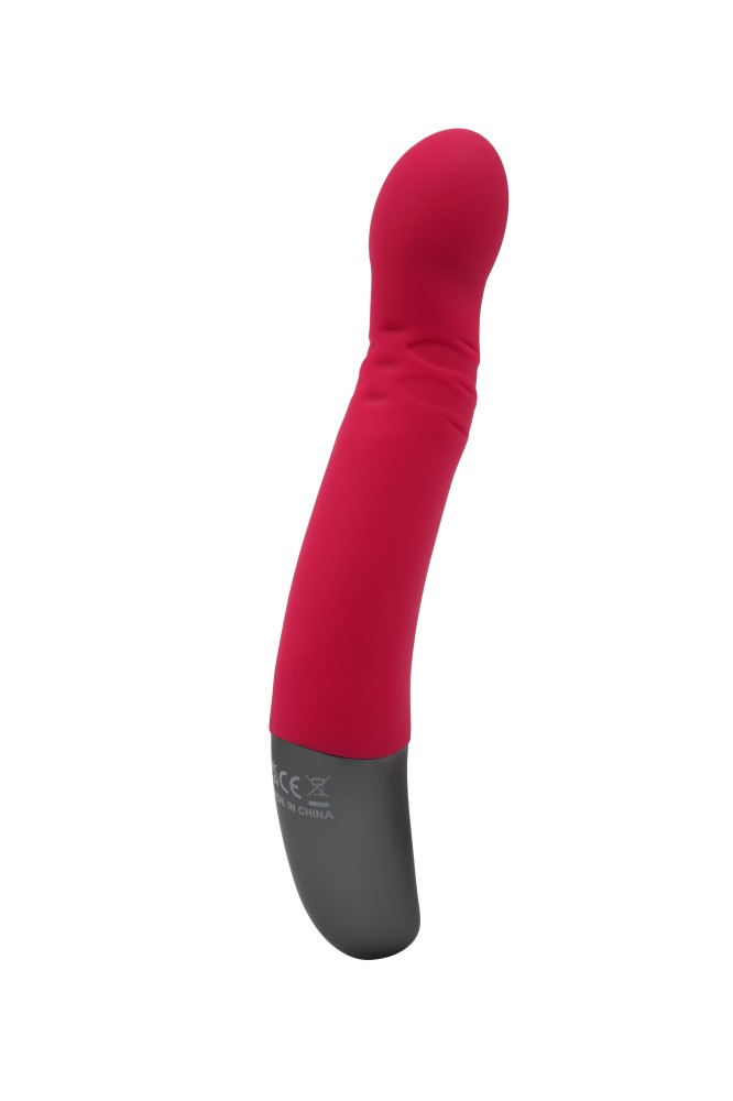 NMC - TITANZ 8" SILICONE RECHARGEABLE VIBRATOR IN PINK_B15O25_4