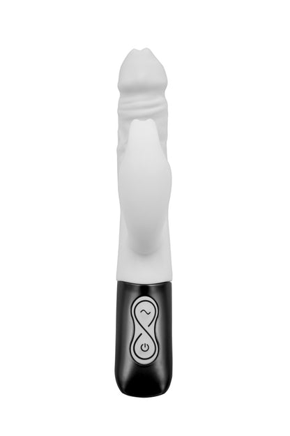 NMC - TITANZ 7" SILICONE RECHARGEABLE VIBRATOR IN IVORY WHITE_B15O25_4