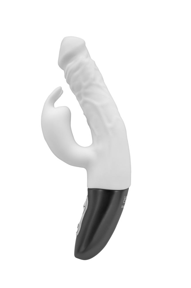 NMC - TITANZ 7" SILICONE RECHARGEABLE VIBRATOR IN IVORY WHITE_B15O25_4