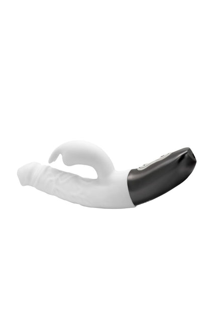 NMC - TITANZ 7" SILICONE RECHARGEABLE VIBRATOR IN IVORY WHITE_B15O25_4