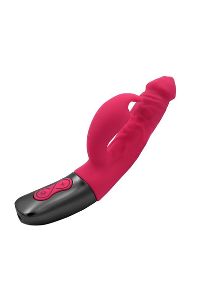 NMC - TITANZ 7" SILICONE RECHARGEABLE VIBRATOR IN PINK_B15O25_4