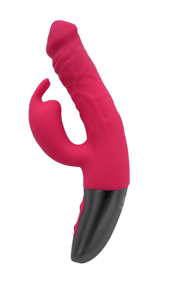 NMC - TITANZ 7" SILICONE RECHARGEABLE VIBRATOR IN PINK_B15O25_4