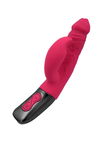 NMC - TITANZ 7" SILICONE RECHARGEABLE VIBRATOR IN PINK_B15O25_4